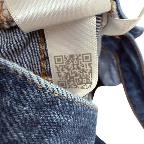 MADEWELL Denim Maxi Skirt Size 30 ( 8/10) Blue Long Casual Slit Jean Skirt - Picture 13 of 14